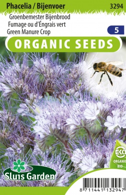 Green Manure Crop Phacelia Organic Seeds Products Sluis Garden