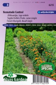 Marigold, French dwarf single Nematode control